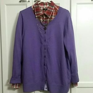 Cashmere and cotton blend GAP cardigan